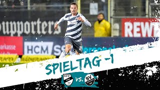 Spieltag 1  SC Verl  SV Sandhausen [upl. by Llehcear]