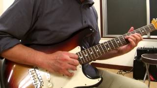 Fender USA American Vintage 62 Stratocaster 1998 Demo ③ Crunch [upl. by Ilatfan]