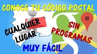 Como saber el código postal de cualquier dirección sin programas ni aplicaciones [upl. by Luhe]