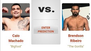 Caio Machado VS Brendson Ribeiro  UFC Fight Night Preview amp Picks  Pinoy Silent Picks [upl. by Nagaem426]