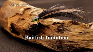 Saltwater flies tying  Saltwater Fly  Seatrout Fly  Baitfish Imitation Fly [upl. by Ailgna151]