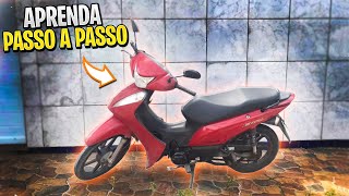 APRENDA COMO ANDAR DE BIZ 100 110i ou biz 125  passo a passo [upl. by Tneciv]