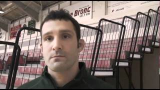 Binghamton head coach Pat Popolizio [upl. by Ynnep345]