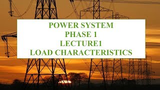 LOAD CHARACTERISTICS POWER SUPPLY VOLTAGES [upl. by Aihsyn]