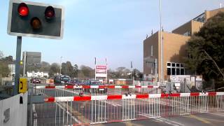 Lymington Level Crossing 29032014 [upl. by Burrell]