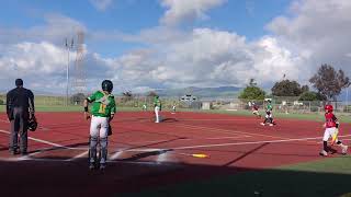 12u Chases 300ft bomb vs Napa Jr Storm [upl. by Vig]