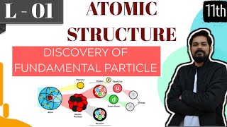 Atomic structure  Class 11 L1  Discovery of fundamental particles  Atomic models [upl. by Enitsyrk]