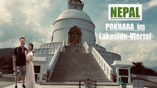 POKHARA im LakesideViertel  Asien  Reise Teil 32 Nepal [upl. by Akihc]