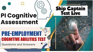 PI Predictive Index Cognitive Assessment Live Test12 min 50 question Test Ship Captain Test [upl. by Kenaz]