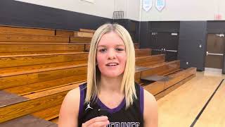 Mylee Comstock Nodaway Valley Girls Basketball [upl. by Pantheas]