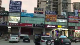 VIP road Zirakpur Market complete  High Street [upl. by Blunk]