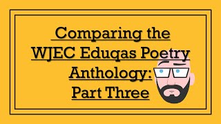 Comparing the WJEC Eduqas Poetry Anthology Part Three  To Autumn to The Prelude [upl. by Clorinda784]