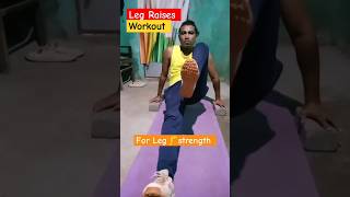 Leg Raises Workout For Leg Strength badalnishad shorts workout [upl. by Kimmy]