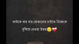 নিজেকে বুঝিয়ে নেওয়া উত্তম❤️‍🩹 whatsappstatus sad shortvideo [upl. by Brittany]