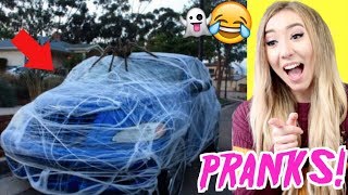 Diese HALLOWEEN PRANKS sind zum LACHEN [upl. by Nessa505]