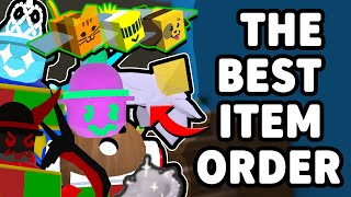 The Item Order That Help You Advance Quickly in Bee Swarm Simulator  Roblox [upl. by Lladnor696]