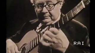 Andres Segovia Live Concert on RAI Italian Television 1956 [upl. by Yeta943]