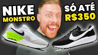 10 SNEAKERS MONSTROS da NIKE até R350  Tênis Masculinos Bonitos e Baratos [upl. by Cavanaugh]