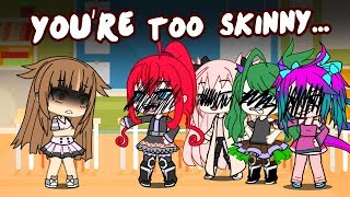 Youre too Skinny 😥  Gacha Life Mini Movie  Short Film  Gachaverse [upl. by Ladnar596]