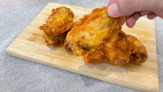 How to make traditional crispy fried chicken wings Simple and delicious [upl. by Ulrikaumeko]