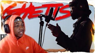 Ghetts  Fire in the Booth pt3 AMERICAN REACTION [upl. by Ahseinar306]