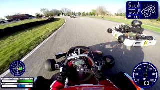 Rotthalmünster Kart Rotax Rotax DD2 Sodi 29032014 GoPro helmet cam telemetry [upl. by Nigel256]