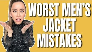 10 Worst Jacket Mistakes EVERY Man Makes  Mens Fashioner  Ashley Weston [upl. by Llenrev]