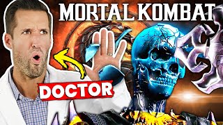 ER Doctor REACTS to Mortal Kombat X XRay Attacks [upl. by Aronoh]