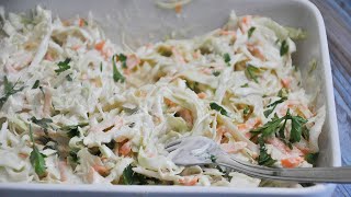 Salata Coleslaw 😍😍😍  simpla ieftina delicioasa 🏠 Casuta Laurei [upl. by Llerehc]