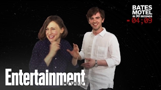 Bates Motel Freddie Highmore Explains The Show In 30 Seconds  Entertainment Weekly [upl. by Wanonah]