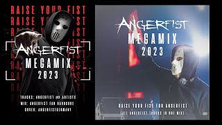 Angerfist Megamix 2023  Mixed by AngerfistFanHardcore [upl. by Kobi780]