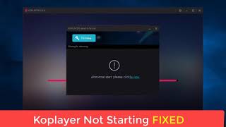 Koplayer Android Emulator NOT WORKING FIXED [upl. by Castorina318]