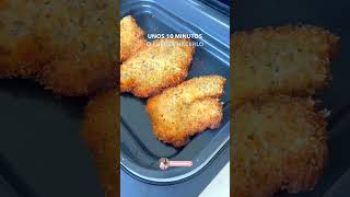 Pescado empanizado crocante en airfryer 10 minutos tips reels recipe easy airfryer fish [upl. by Nali]