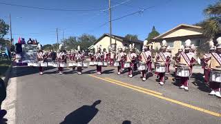 Tampa MLK Parade 2023 BCU drumline warm up [upl. by Rovelli841]