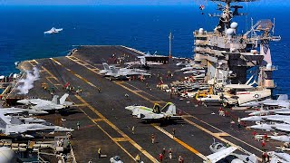 Life Inside Massive USS Nimitz Class Aircraft Carrier At Sea  Full Documentary [upl. by Ahsieym438]