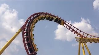 Wonderla Hyderabad roller coaster high speed recoil [upl. by Kcirdled473]