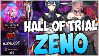 HALL OF TRIAL ZENO with 2WOMEN TEAM SSS RANK  Epic Seven [upl. by Kaye]