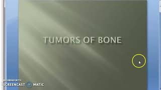 Pathology 827 a Tumors Of Bone Classification Osteosarcoma Chondrosarcoma Osteoma Chondroma Ewing [upl. by Merrielle]