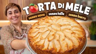 T🍎RTA DI MELE SEMPLICE Ricetta Senza Uova Senza Latte e Senza Burro  Fatto in Casa da Benedetta [upl. by Marsh]