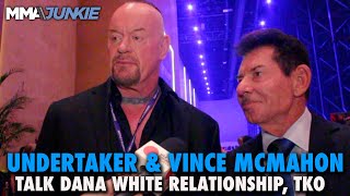 Vince McMahon Responds to Dana Whites Comments Undertaker Finds Relationship Hilarious [upl. by Eiraminot51]