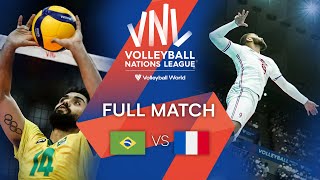 🇧🇷 BRA vs 🇫🇷 FRA  Full Match  Mens VNL 2022 [upl. by Wera]