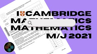 IGCSE Add Maths May June 2021 Paper 13 060613 [upl. by Idid]