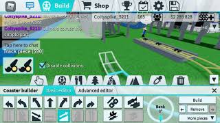 How to make a custom Roller Coaster Theme Park Tycoon 2  Roblox Tutorial [upl. by Divd]