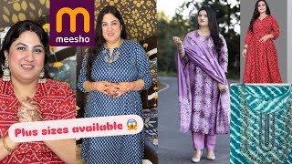 Meesho Plus sizes haul S to 7xl sizes available meesho haul kurties for festivals reetuhanda [upl. by Arst718]