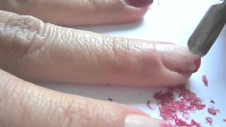 Como remover verniz gel gelinho e esmalte gel  Ticia Mendes [upl. by Gibbon]