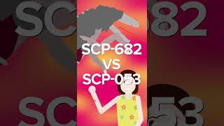 SCP682 VS SCP053 SCP Animation [upl. by Medora]