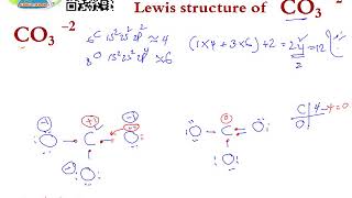 LEWIS STRUCTURE HYBRIDIZATION  CO3  2 [upl. by Zielsdorf]