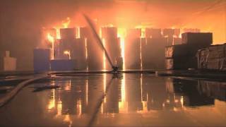 Incendie au port Atlantique de La Rochelle [upl. by Aititil]