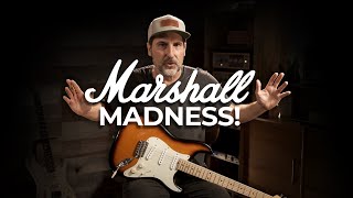 Marshall Madness 4 Marshall Amps In One Video SV20H Plexi JTM20 Mini Jubilee Plus a 50watt 1987x [upl. by Hola]