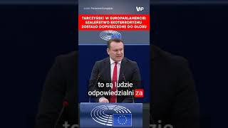 Tarczyński w Parlamencie Europejskim nt powodzi w Polsce [upl. by Crispen126]